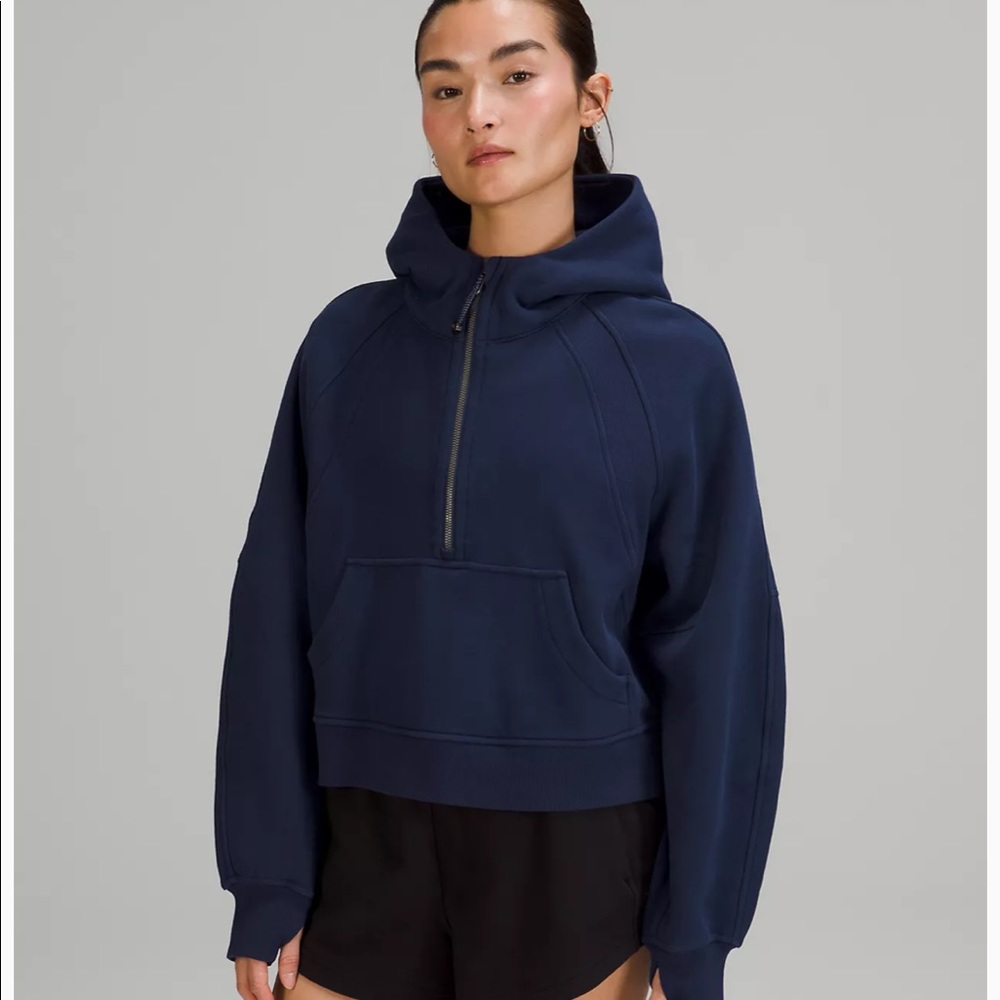 NWT Lululemon scuba oversized half zip hoodie